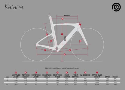 Ceepo Katana DISC FRAMESET 2023 - Medium - Frameset Only (NEW)