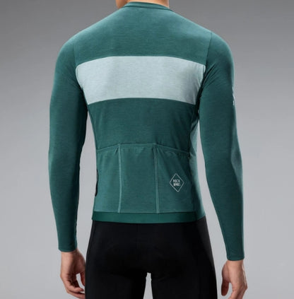ROCKBROS Mens Merino/Tencel Longsleeve Cycling Jersey (NEW)