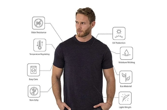 Superfine Merino Wool T-Shirt Base Layer Shirt (NEW)