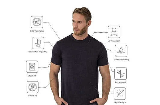 Superfine Merino Wool T-Shirt Base Layer Shirt (NEW)